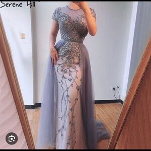 Serene Hill Lavender Embellished Prom Dress